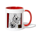 AtrixU High Cat Coffee Mug - white/red