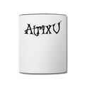 ATRIXU BLACK & WHITE COLLECTION COFFEE MUG - white/black