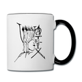 ATRIXU BLACK & WHITE COLLECTION COFFEE MUG - white/black