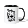 ATRIXU BLACK & WHITE COLLECTION COFFEE MUG - white/black