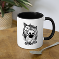 ATRIXU BLACK & WHITE COLLECTION COFFEE MUG - white/black